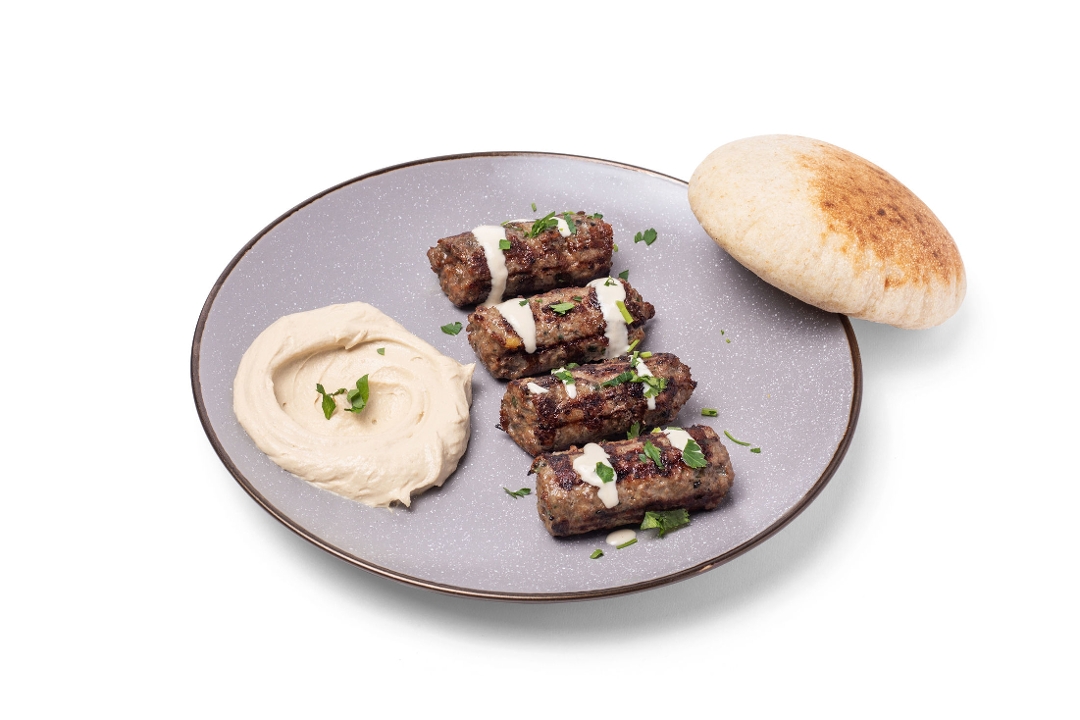 Order Lamb Kofta Platter food online from Zula Mediterranean Eatery store, Englewood on bringmethat.com