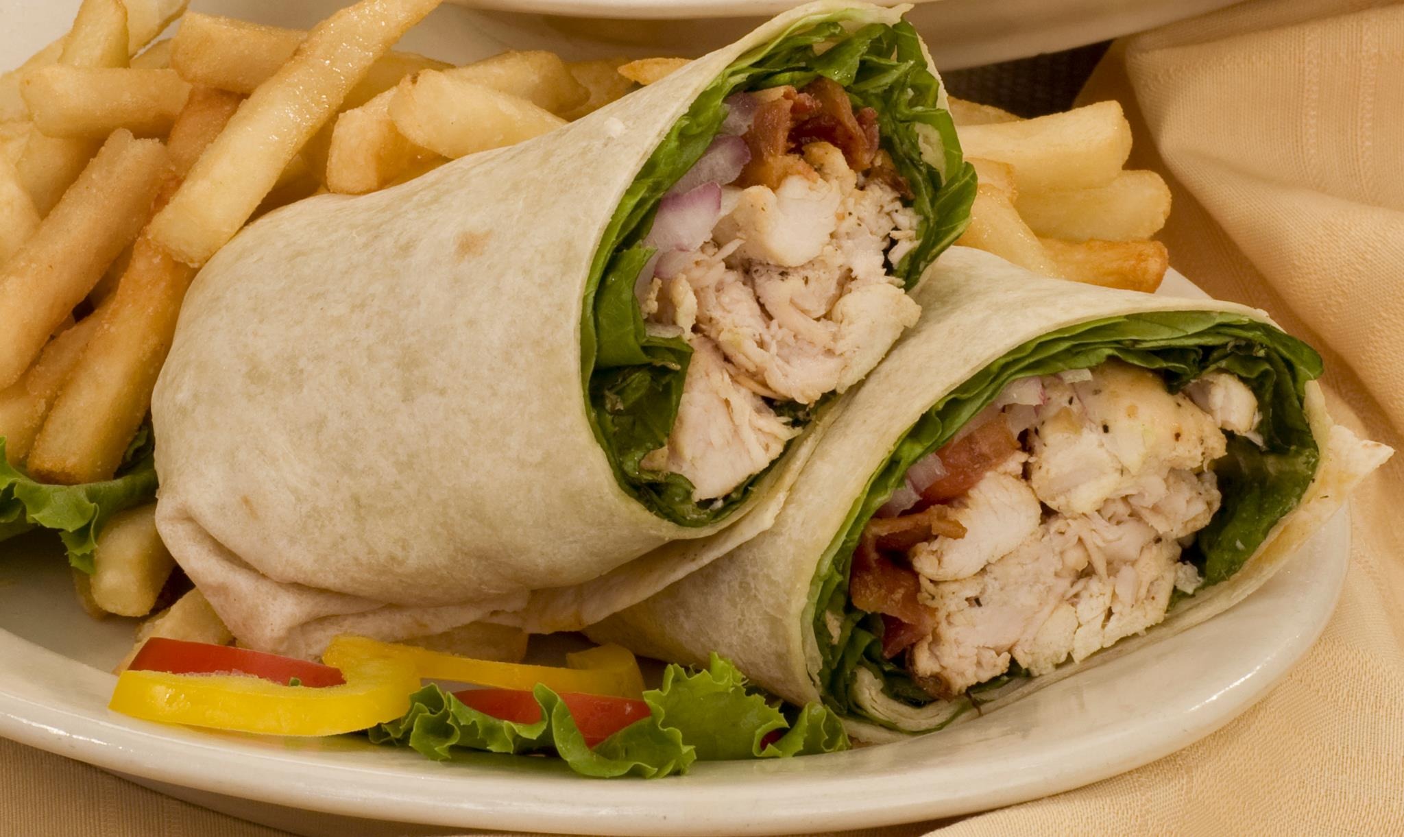 Order Grilled Chicken Wrap food online from Pats Select Pizza | Grill store, Smyrna on bringmethat.com