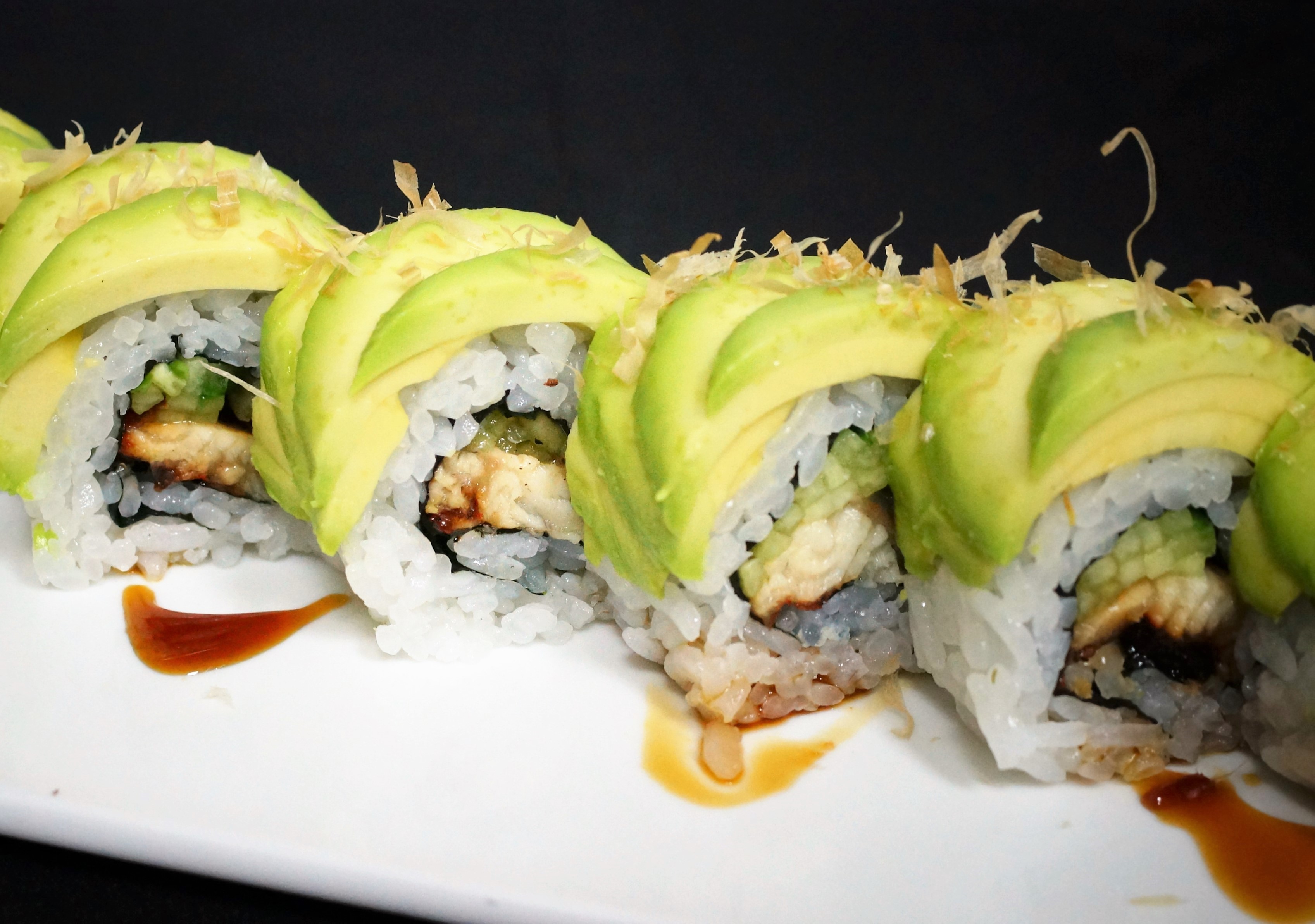 Order Caterpillar Roll food online from Sakura Sushi And Grill store, Albuquerque on bringmethat.com