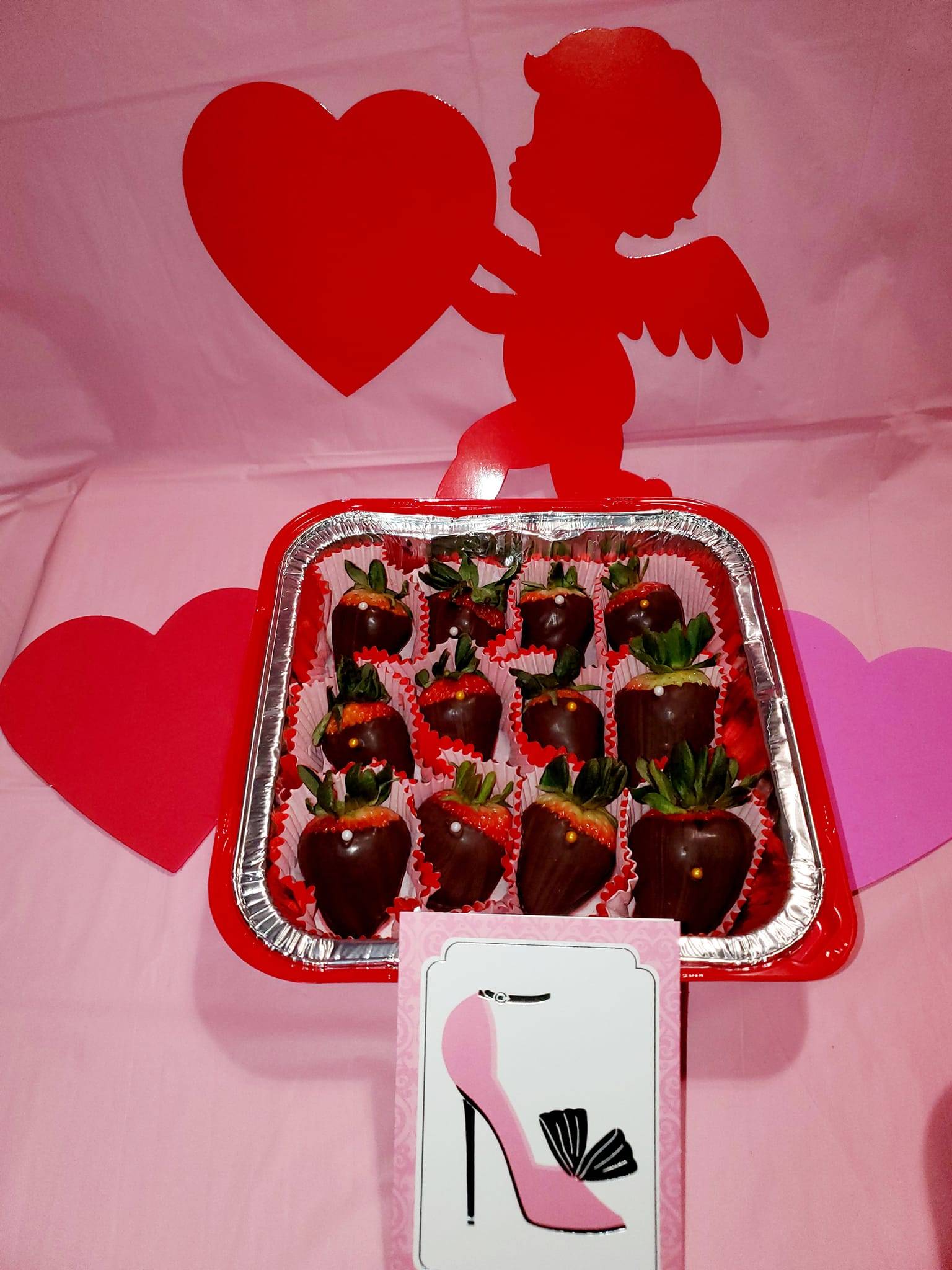 Order DOZEN Dipped Chocolate covered Strawberries food online from ETHEL LEES KITCHEN store, Indianapolis on bringmethat.com