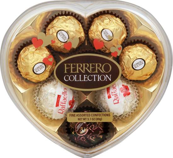 Order Ferrero Collection 8 pc (Plastic) Hearts food online from Cvs store, WILLIMANTIC on bringmethat.com