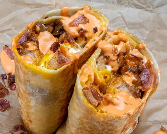 Order BACON BURRITO food online from Dog Haus store, West Covina on bringmethat.com