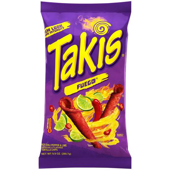 Order Takis Fuego Hot Chili Pepper & Lime Rolled Tortilla Chips, 9.9 OZ food online from Cvs store, TRAVERSE CITY on bringmethat.com
