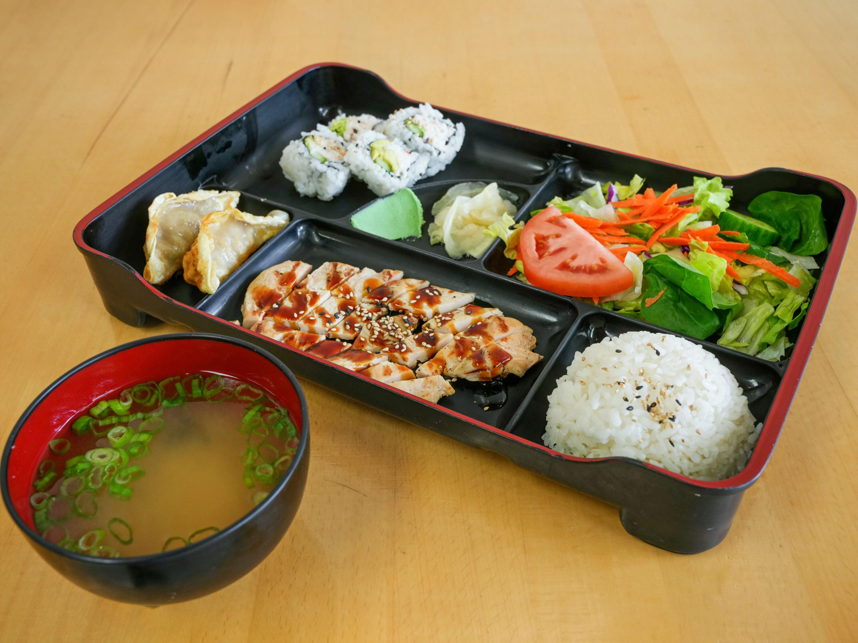 Order Chicken Brest Bento food online from Hayashi store, Mission Viejo on bringmethat.com