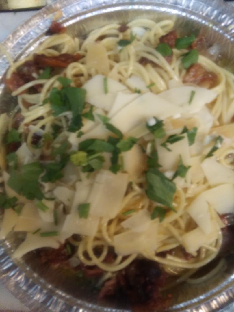 Order Spaghetti Carbonara food online from Tony's Italian Deli store, Tucson on bringmethat.com