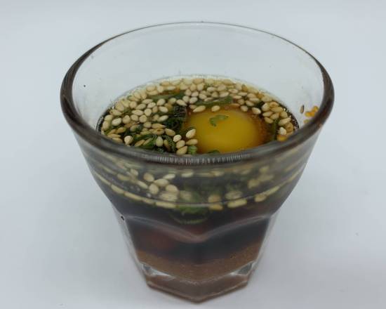 Order Quail Egg Shot (1 pc) food online from Koya Sushi store, Whittier on bringmethat.com
