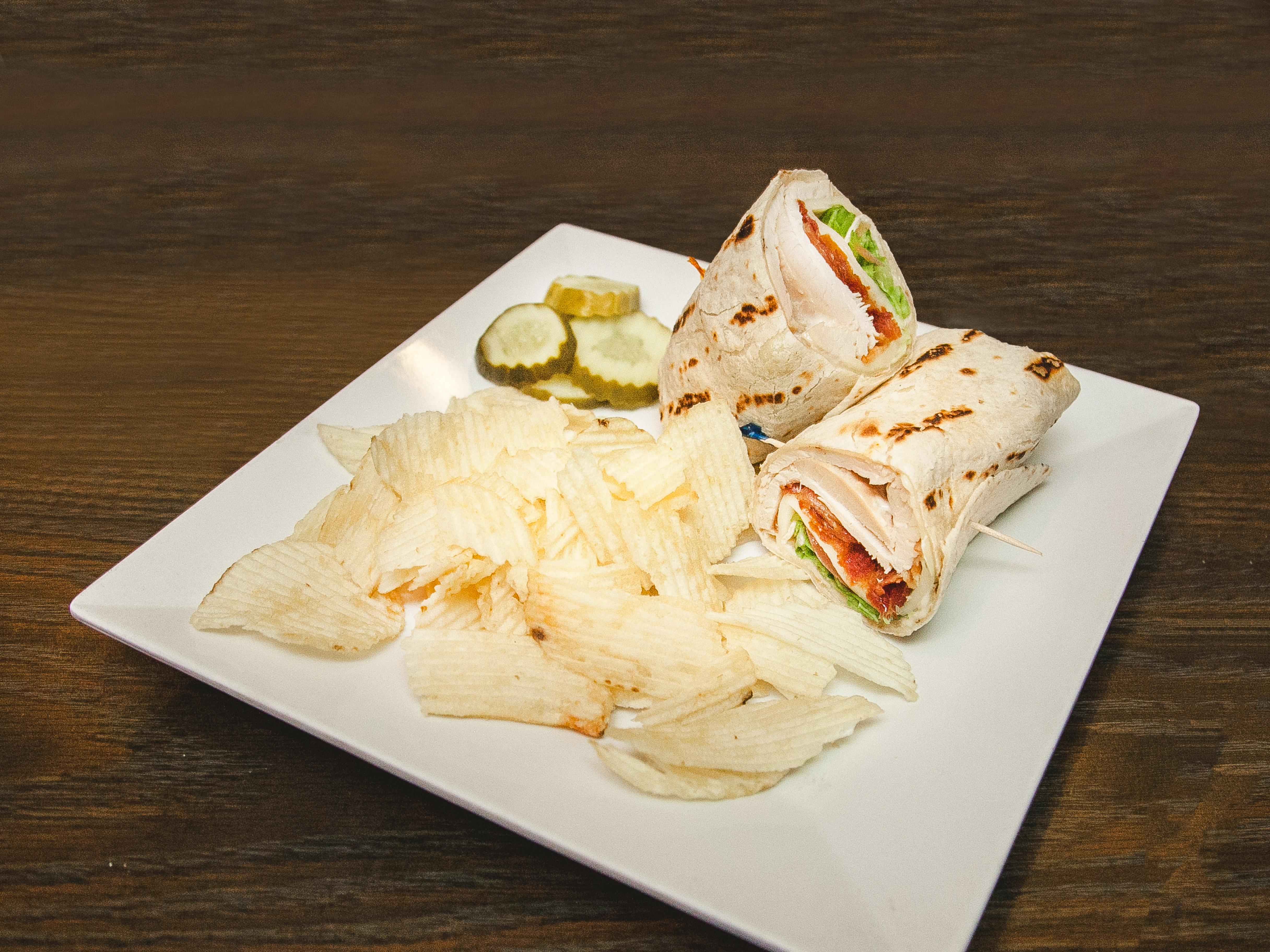 Order Turkey and Cheese Wrap food online from Ale House store, Newtown Square on bringmethat.com