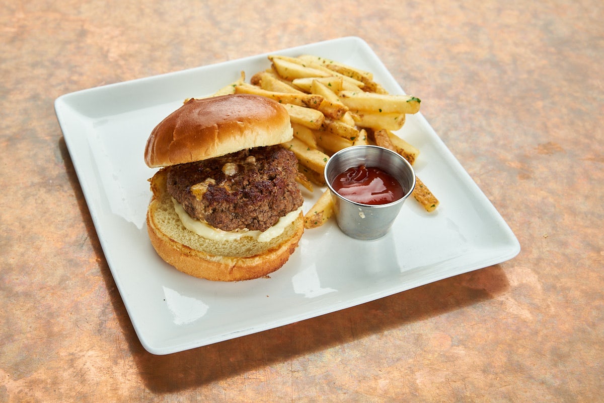 Order STUFFED BURGER* food online from Sweetwater Tavern and Grille store, Chicago on bringmethat.com