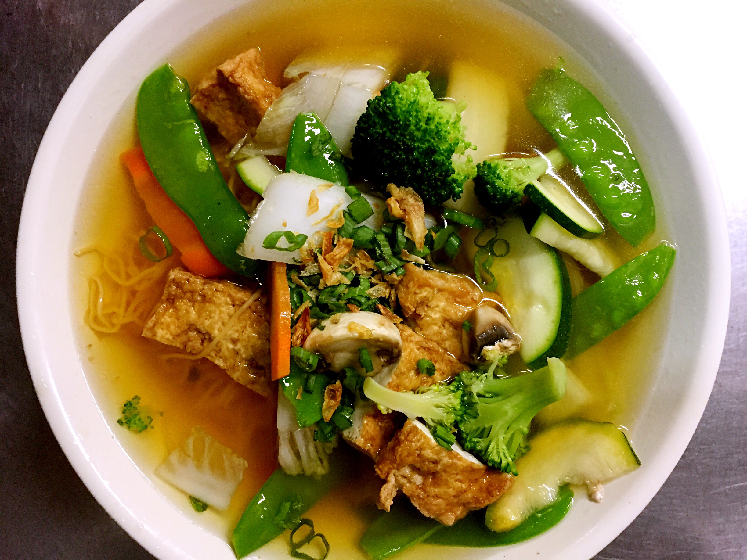 Order Tofu and Vegetable Noodle Soup food online from No.1 chinese restaurant store, New York on bringmethat.com