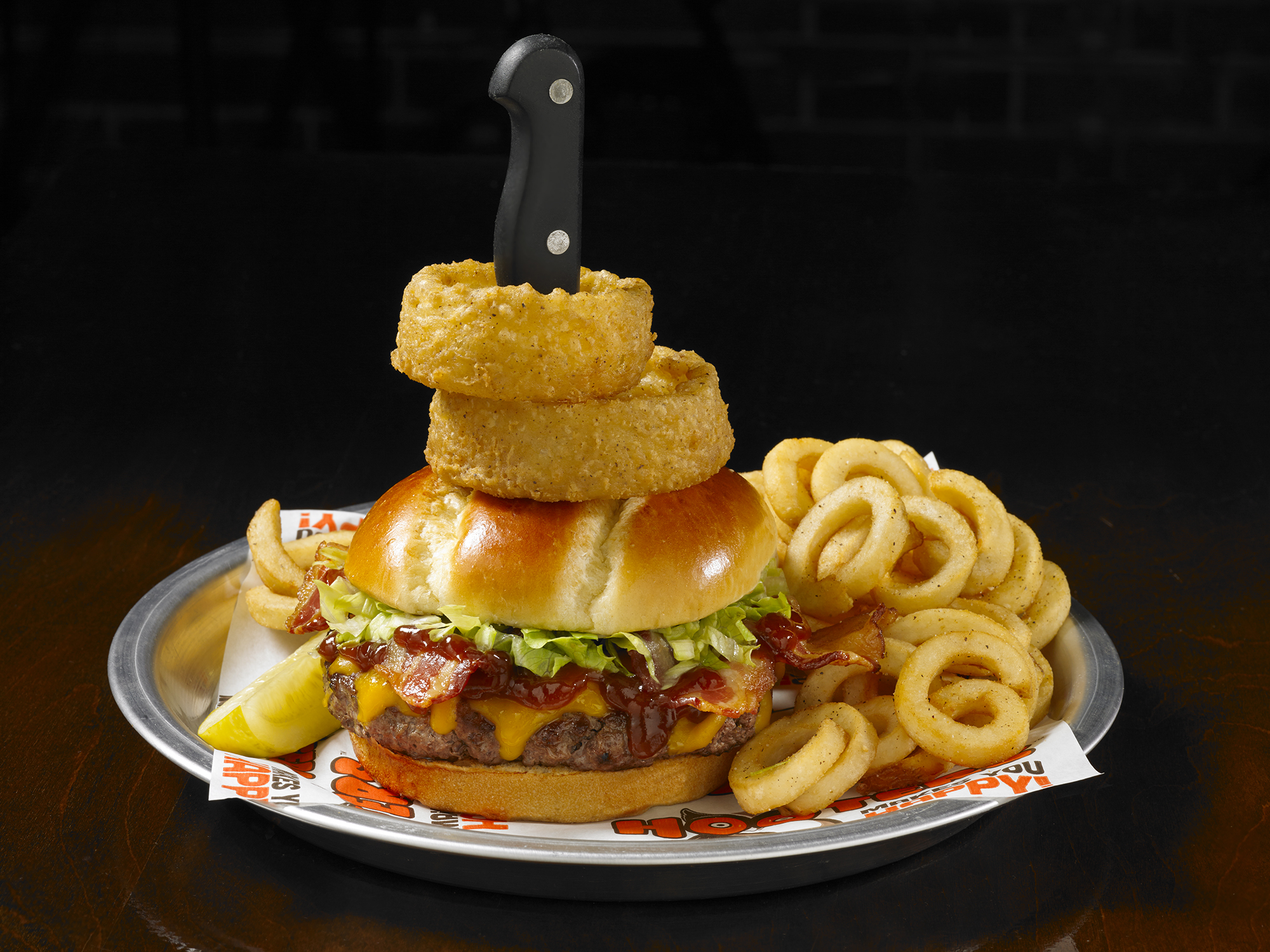 Order Western BBQ Burger food online from Hootie Burger Bar store, Ontario on bringmethat.com