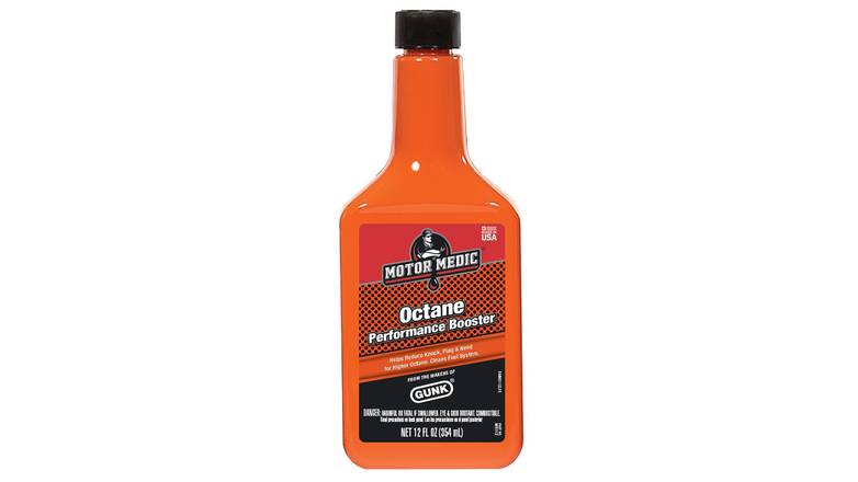 Order Motor Medic Octane Performance Booster food online from Trumbull Mobil store, Trumbull on bringmethat.com