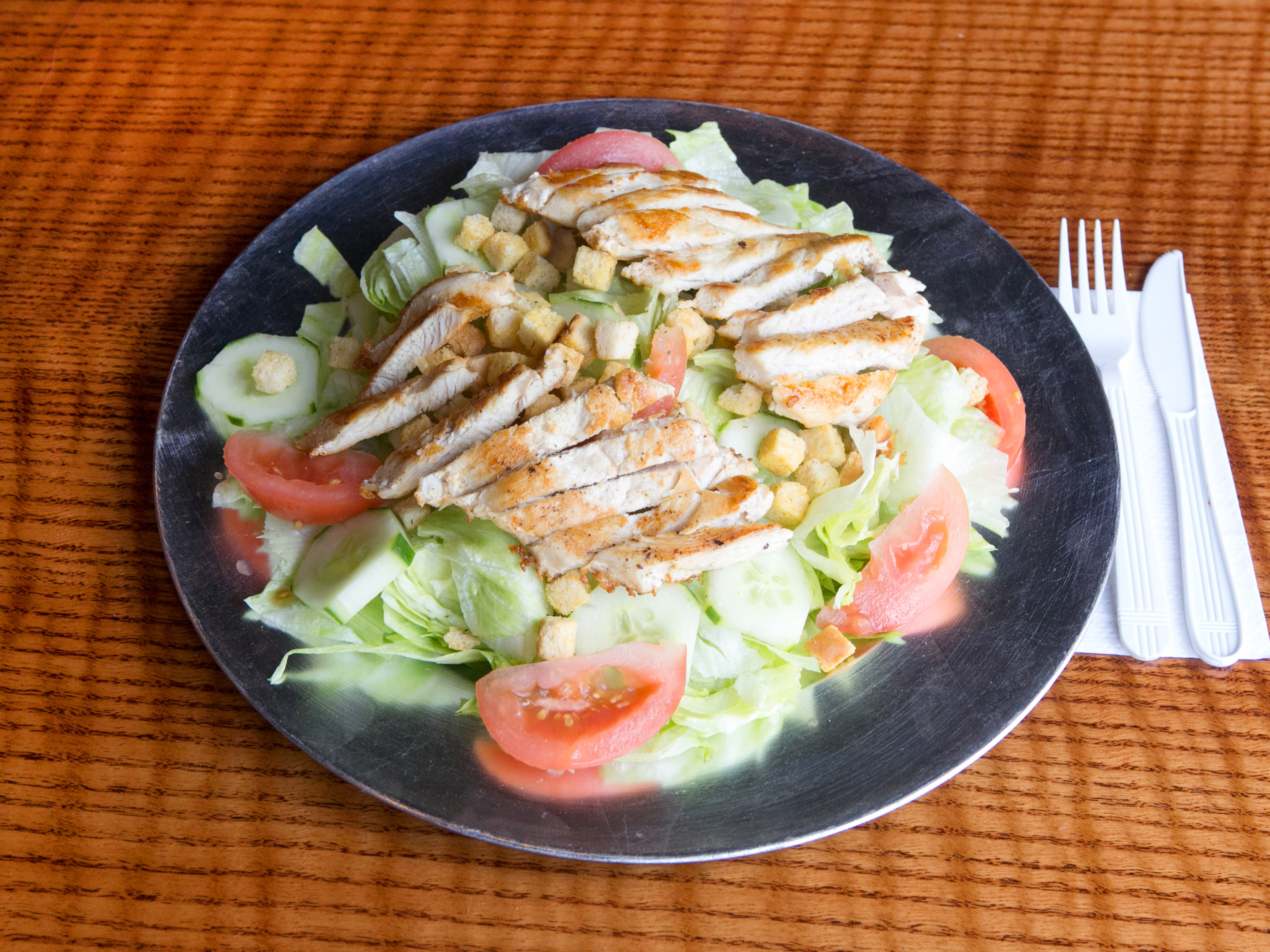 Order Chicken Garden Salad food online from Westville Seafood store, New Haven on bringmethat.com