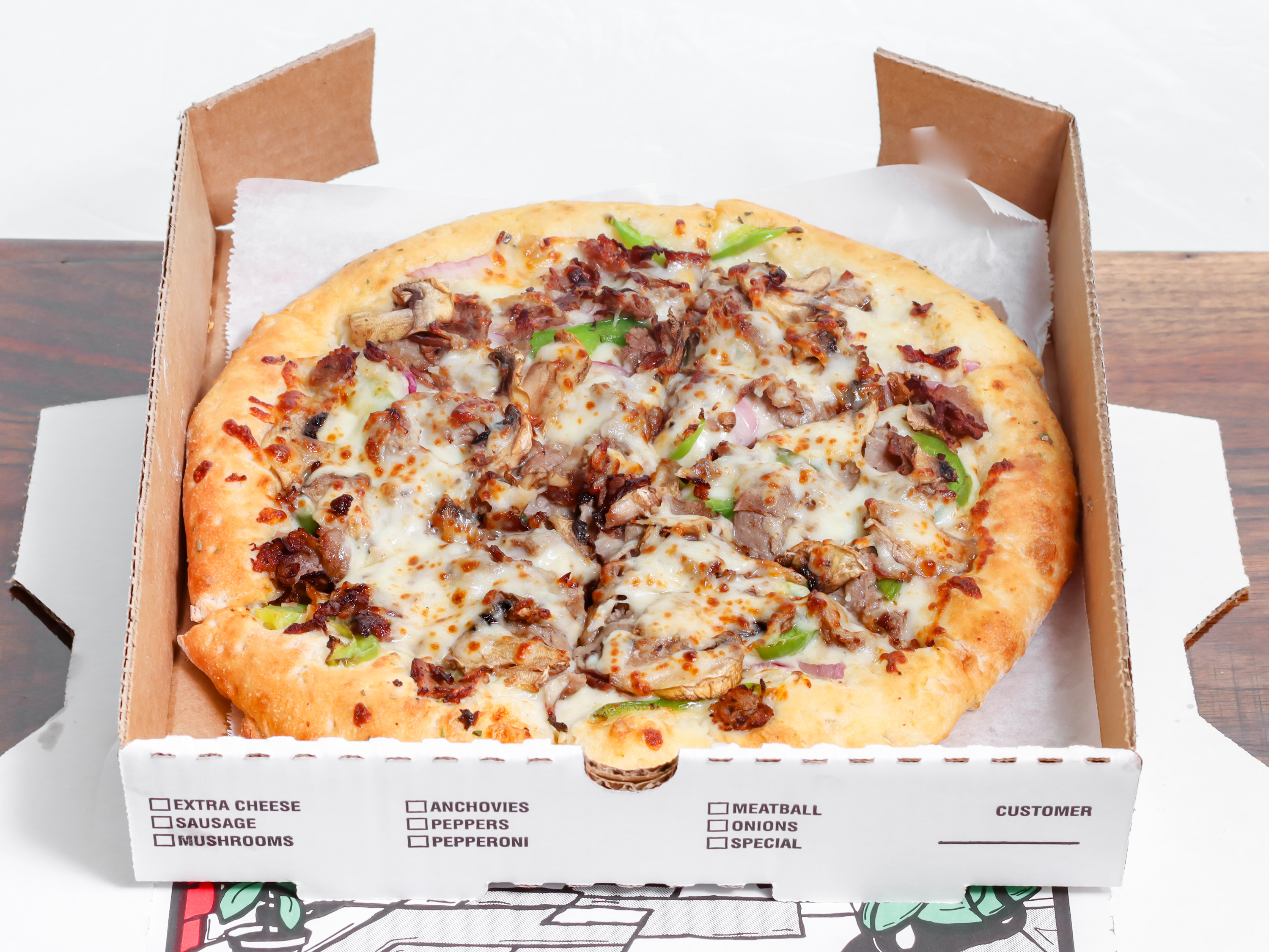 Order Shelby's Philly Pizza food online from Shelby Pizza store, Mckinney on bringmethat.com