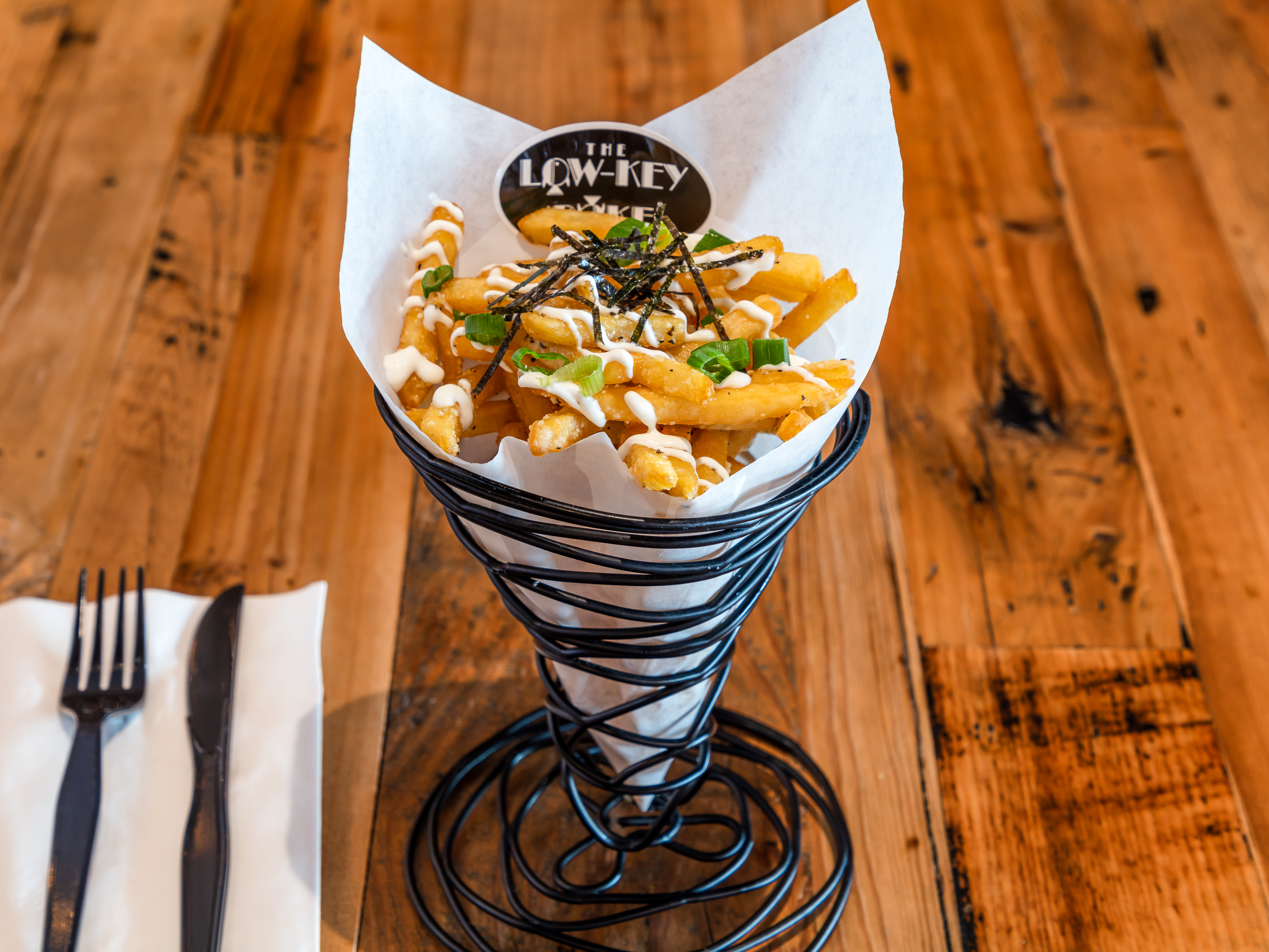Order Truffle Fries food online from The Lowkey Poke Joint store, Dallas on bringmethat.com
