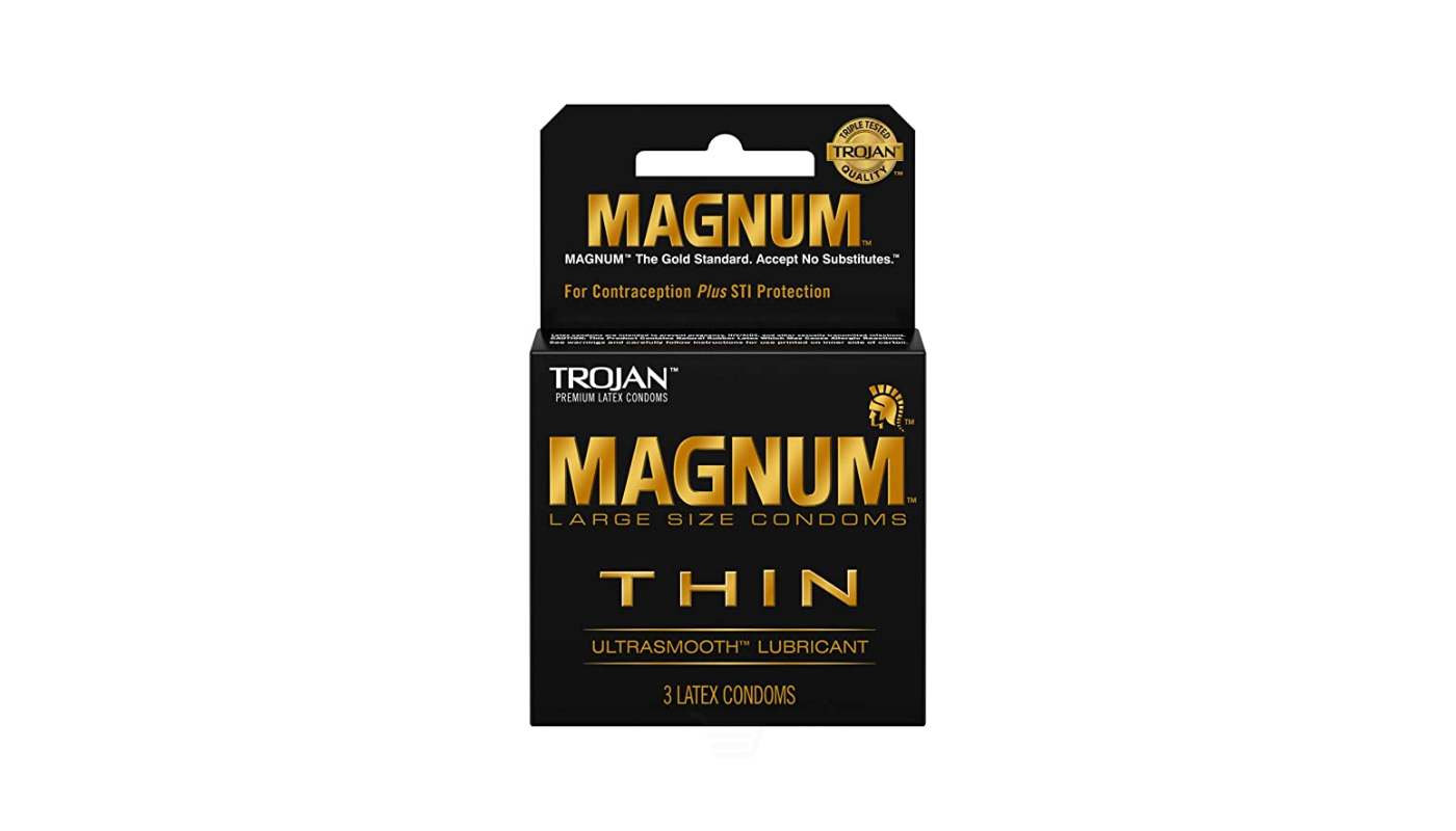 Order MAGNUM XL Condoms 3 Ct food online from Robert Market store, Los Angeles on bringmethat.com