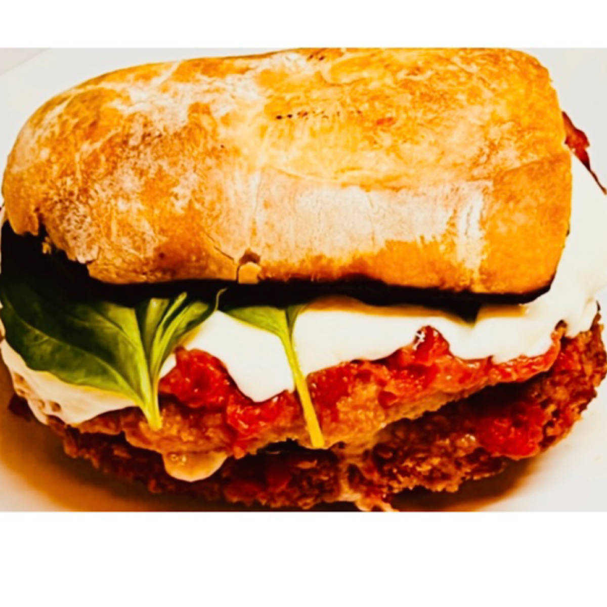 Order Chicken Parm Sandwich + Fries food online from La Gondola  store, Chicago on bringmethat.com
