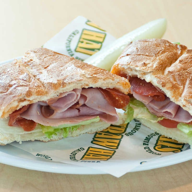Order Italian Sub Sandwich - Sandwich food online from Straw Hat Pizza store, Rancho Cordova on bringmethat.com