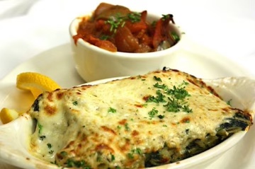 Order Spinach Pastitsio food online from Cafe Athena store, San Diego on bringmethat.com