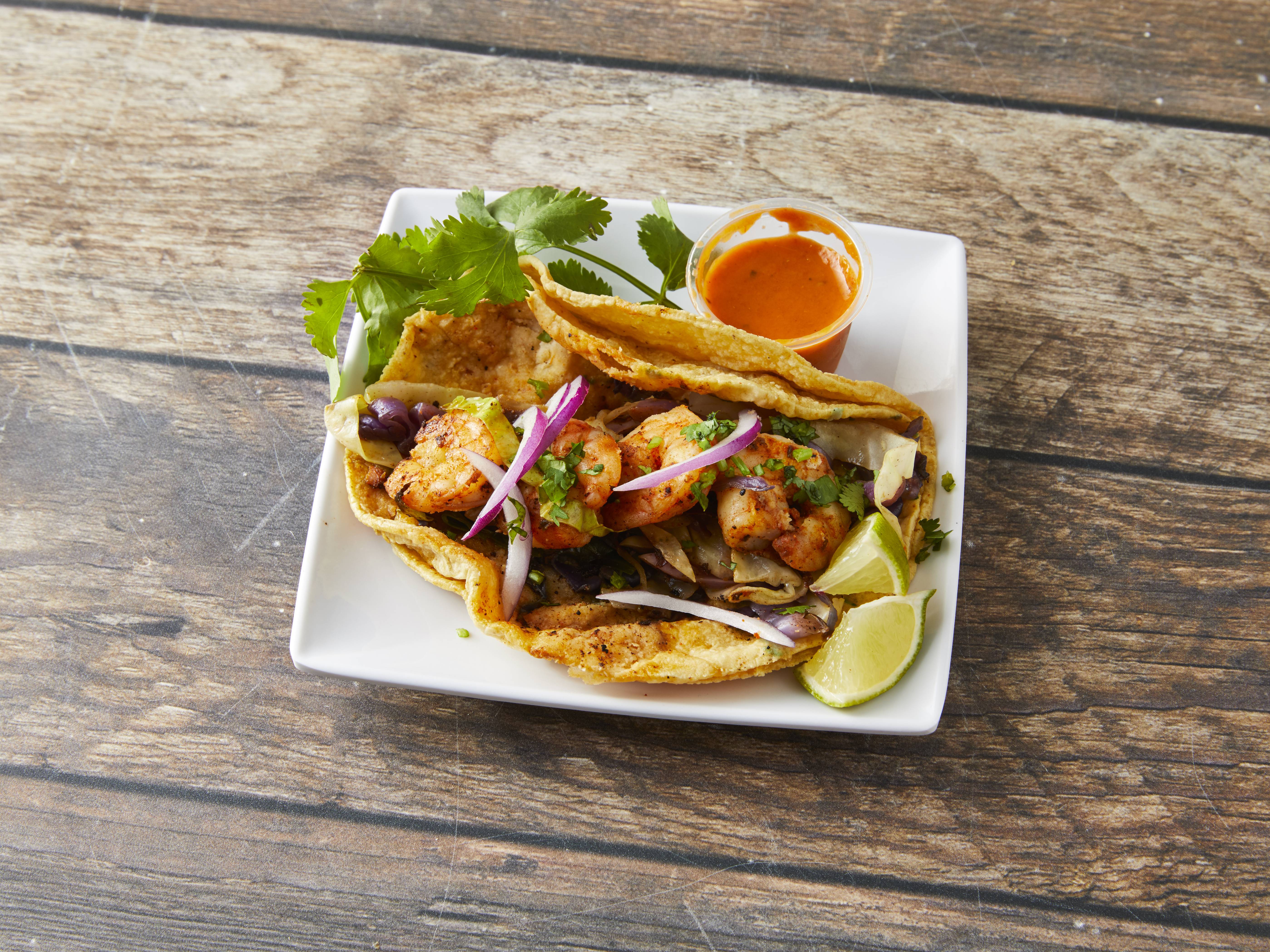 Order Camarón Taco food online from Simon Tacos store, Chicago on bringmethat.com