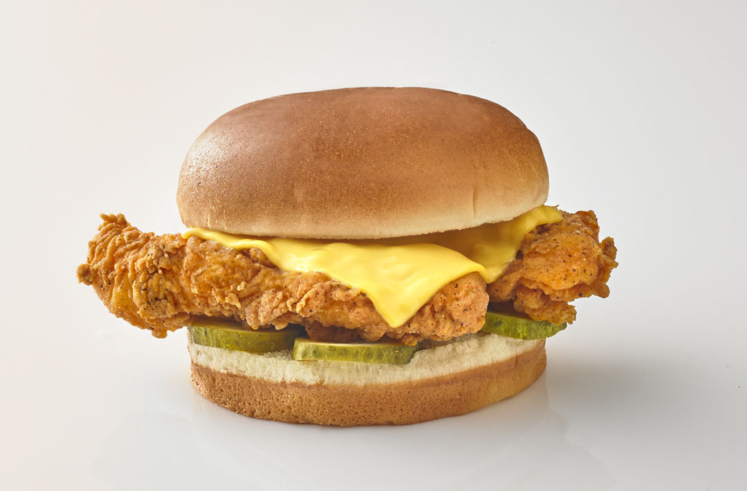 Order Chicken & Cheese Sandwich food online from The Roost store, Summerville on bringmethat.com