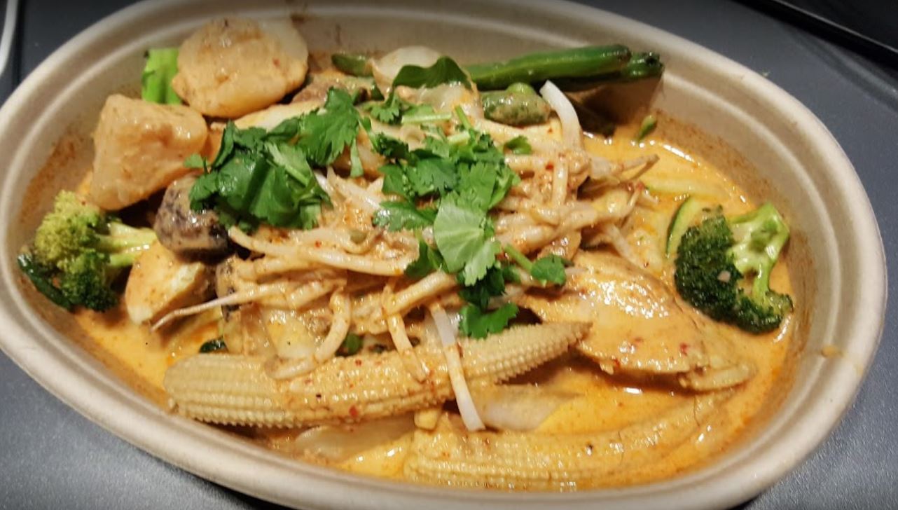 Order G2. Pra Ram Long Song food online from Khao Gaeng, Make-Your-Own Thai Bowl store, Syracuse on bringmethat.com