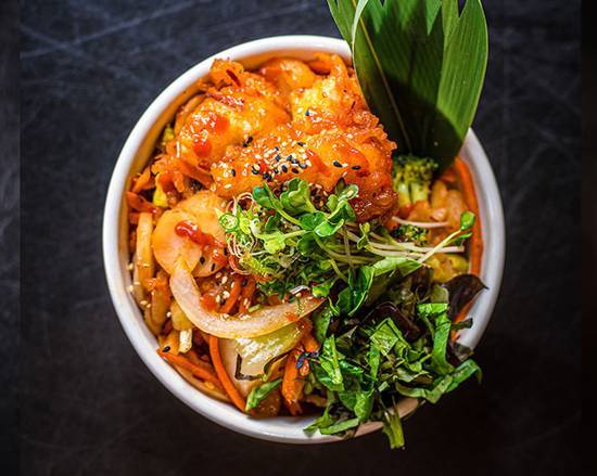 Order Szechuan Shrimp w/ rice vermicelli noodles food online from Big Trouble In Little Japan. store, Washington on bringmethat.com