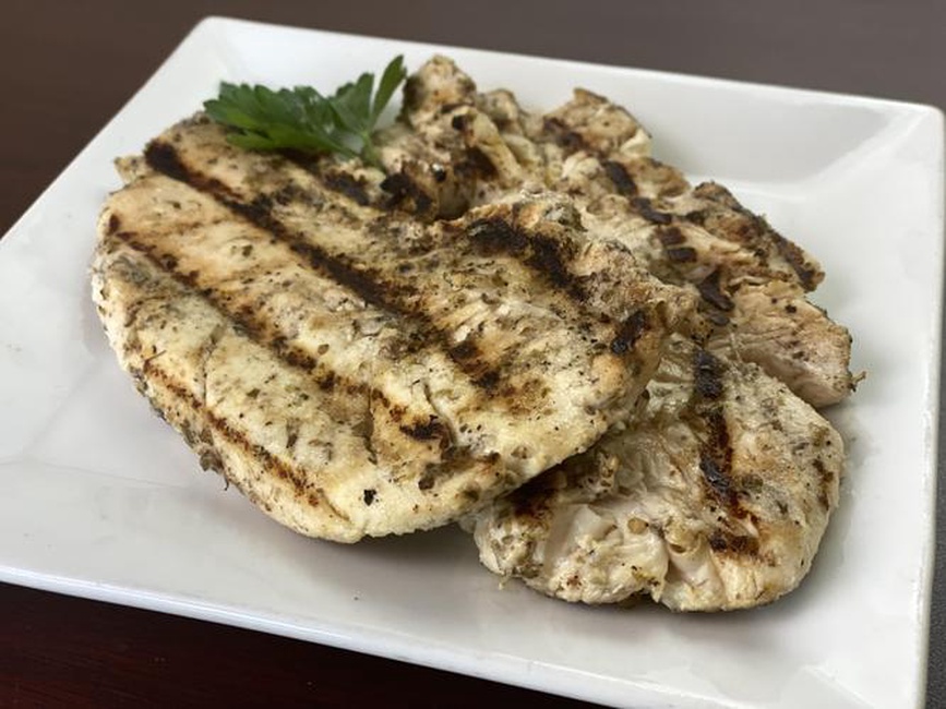 Order Grilled Chicken Breast (Halal) food online from Gyro Gyro store, Hartsdale on bringmethat.com