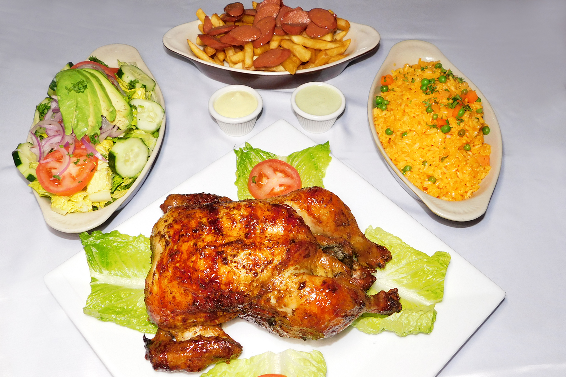 Order Pollo Chalaco food online from Olibar store, New Rochelle on bringmethat.com