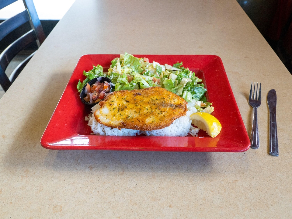 Order Chili Lime Tilapia Platter food online from Fire Island Grill store, Simi Valley on bringmethat.com