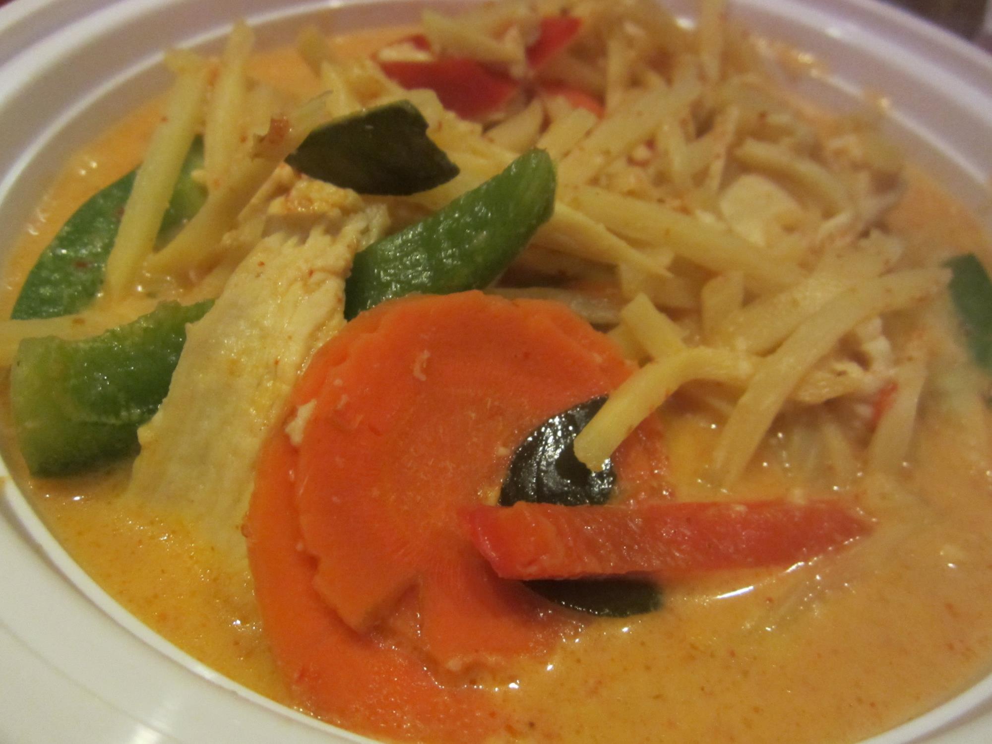 Order Red Curry food online from Bangkok Express store, Cincinnati on bringmethat.com