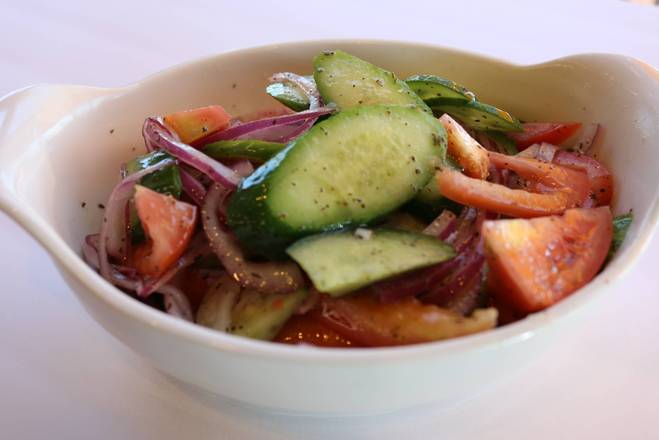 Order Cucumber Salad food online from Chickpeas Mediterranean Cafe store, Las Vegas on bringmethat.com