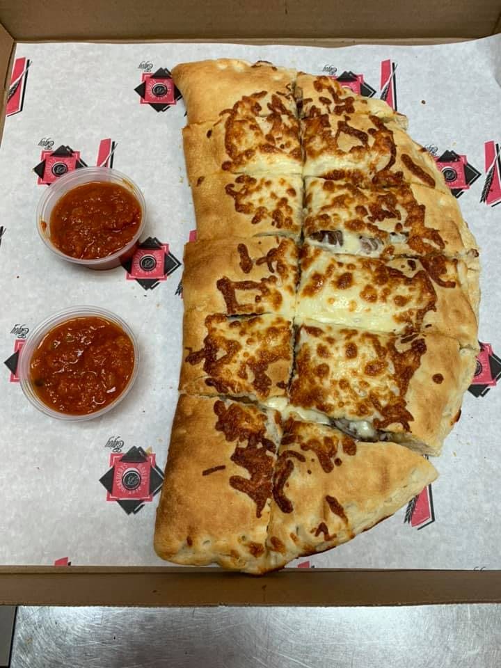 Order Cheese Calzone with One Topping - Small 10'' food online from Boston House of Pizza store, Brookline on bringmethat.com