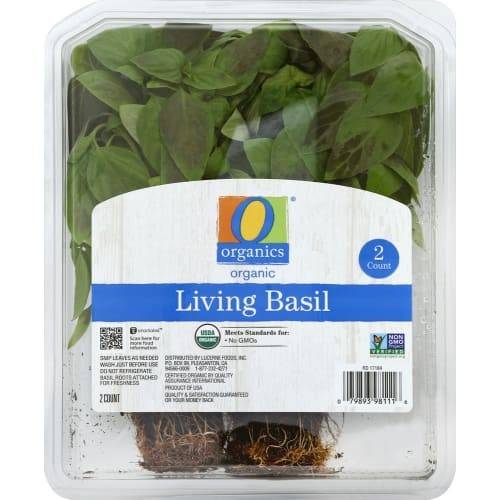 Order O Organics · Living Basil (2 ct) food online from Safeway store, Pacifica on bringmethat.com