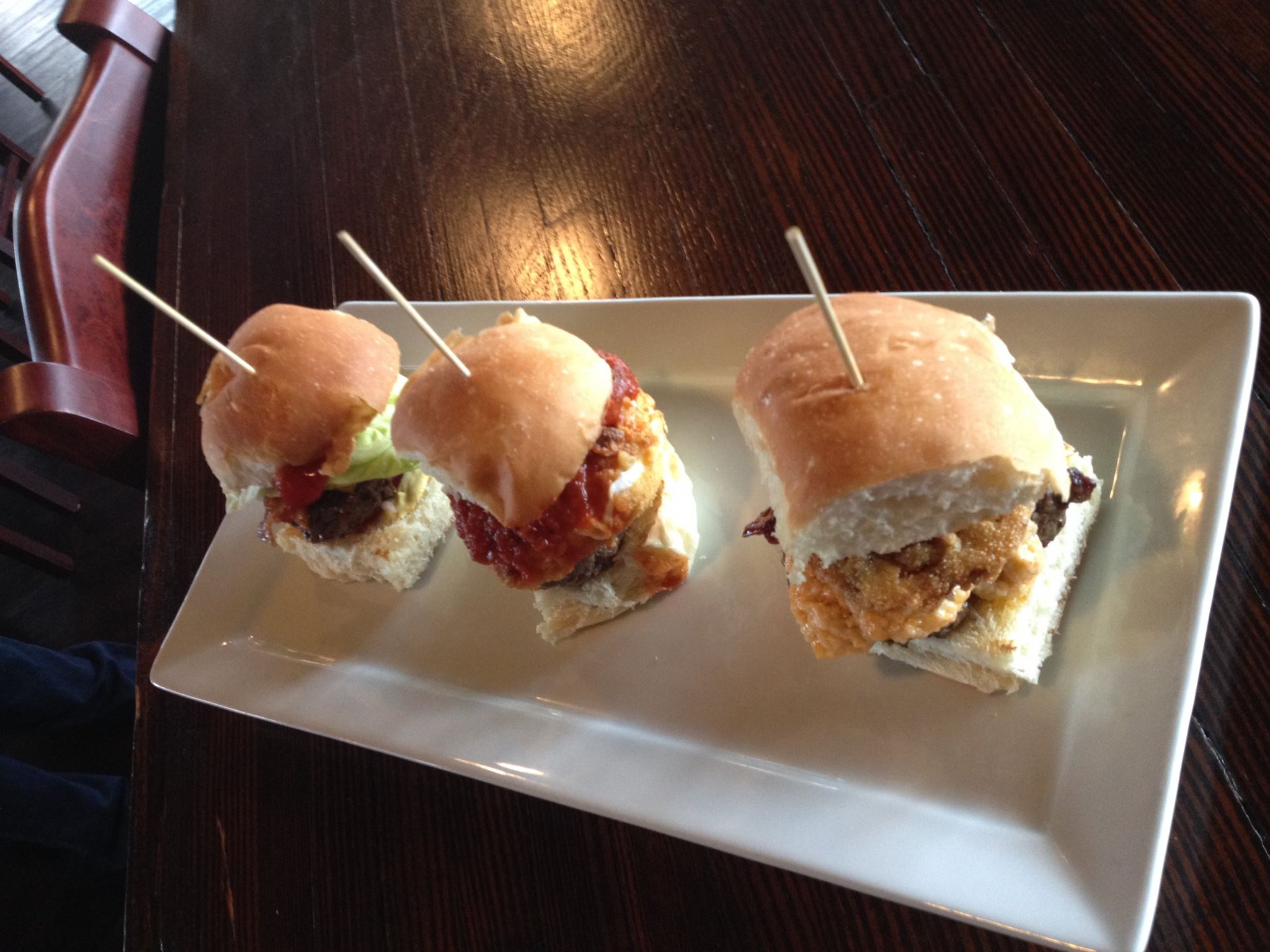 Order Burger Sliders food online from The Lowdown Oven and Bar store, Charleston on bringmethat.com