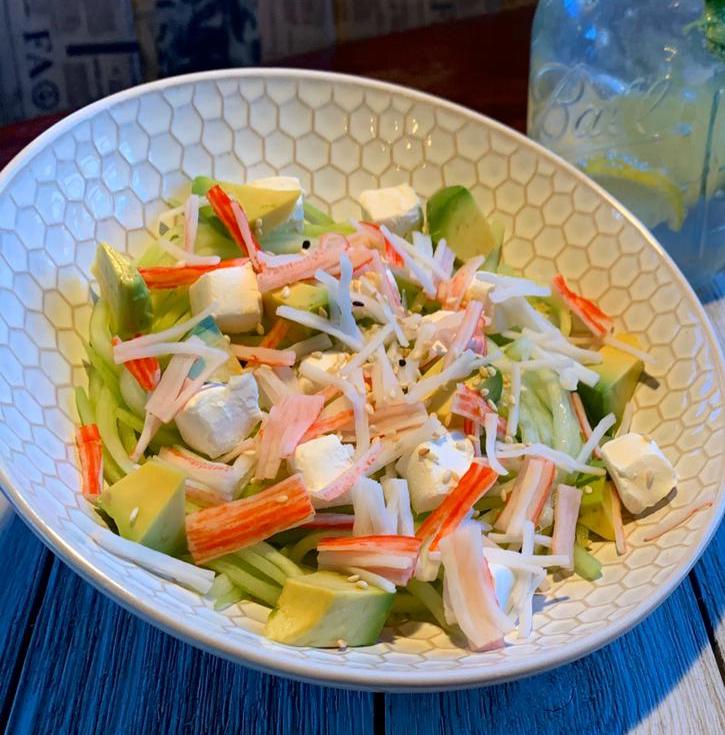 Order Cucumber Salad food online from Moonrise Spirits And Sushi store, El Paso on bringmethat.com