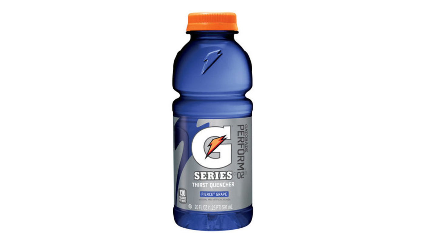 Order Gatorade G Fierce Thirst Quencher Grape 28 oz Bottle food online from Circus Liquor store, Los Angeles on bringmethat.com