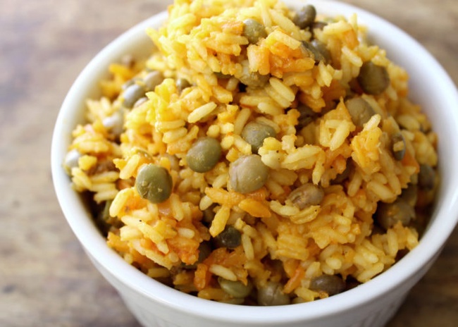 Order Side of Arroz con gandules food online from Crave Restaurant store, Holyoke on bringmethat.com