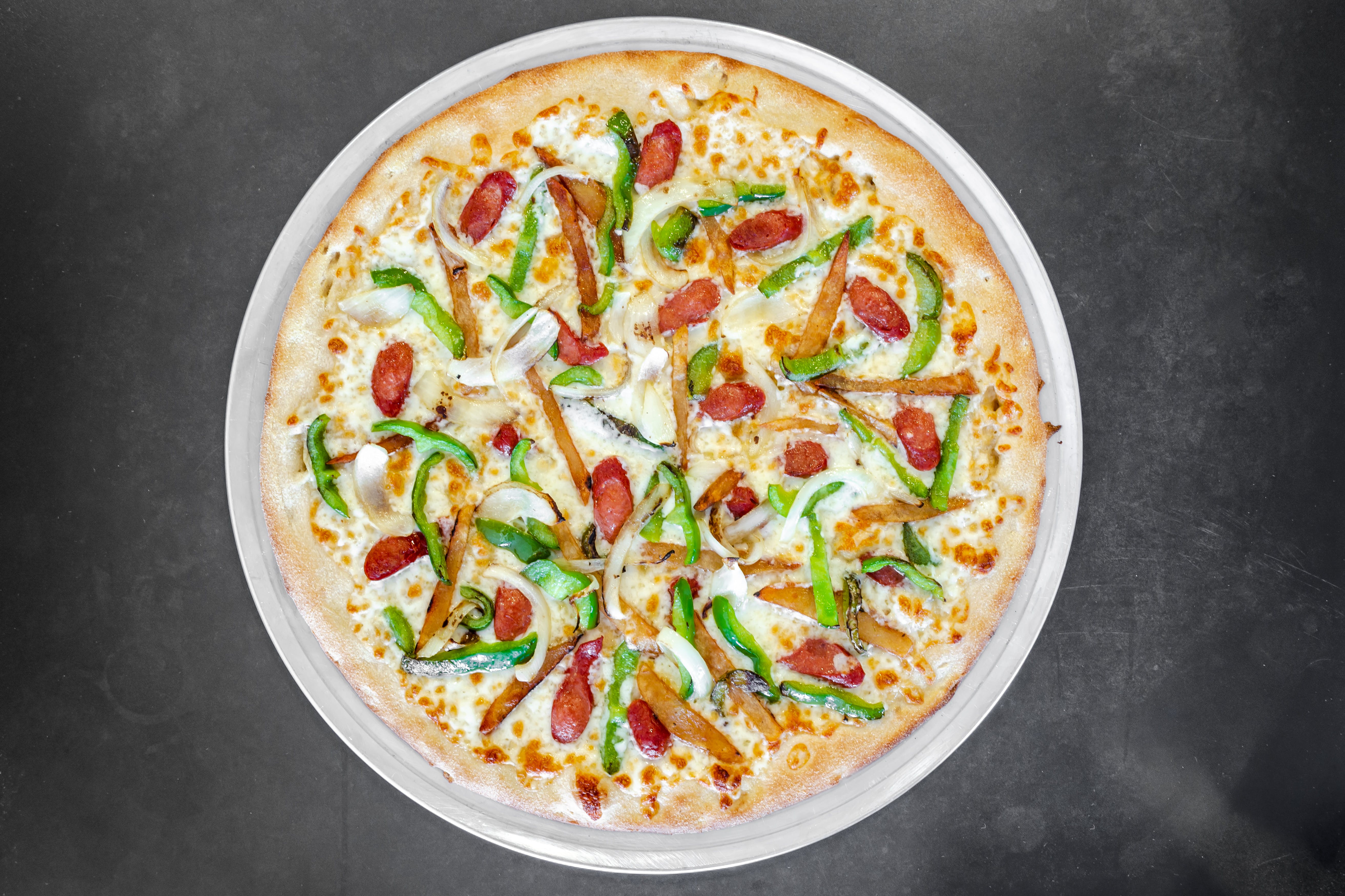 Order Italian Hot Dog Pizza - Personal 10" food online from Td Pizza Nj store, Springfield on bringmethat.com