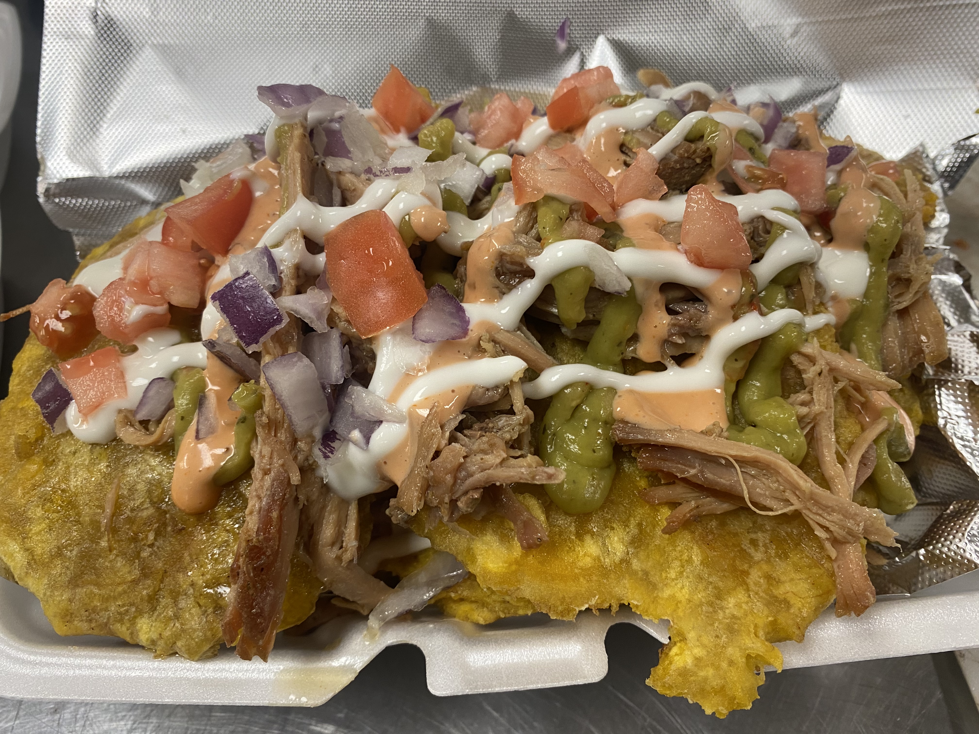 Order Loaded tostones  food online from Virellas Sweets store, Easton on bringmethat.com