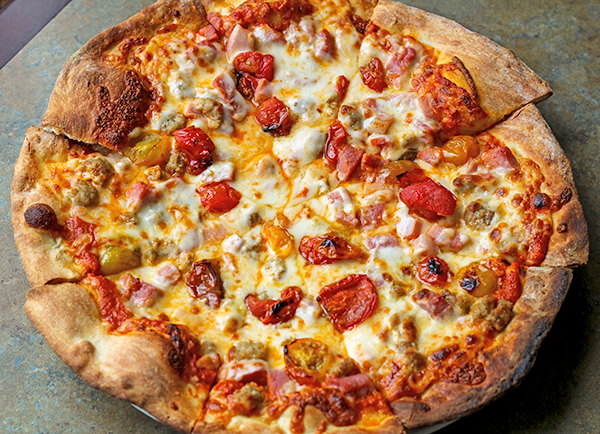 Order Build Your Own Pizza food online from Reds At Thousand Oaks store, Grand Rapids on bringmethat.com