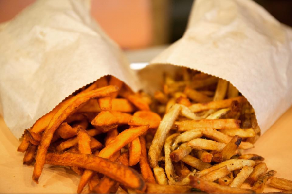 Order Sweet Potato Fries food online from Harlem Burger Co. store, New York on bringmethat.com