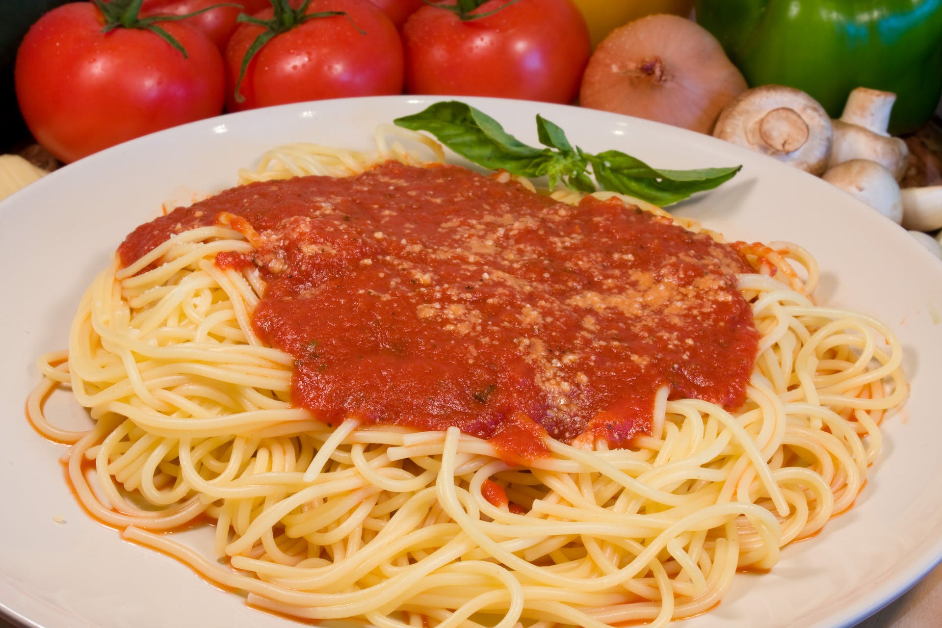 Order Pasta with Marinara Sauce - Pasta food online from Ameci Pizza & Pasta store, Canyon Country on bringmethat.com