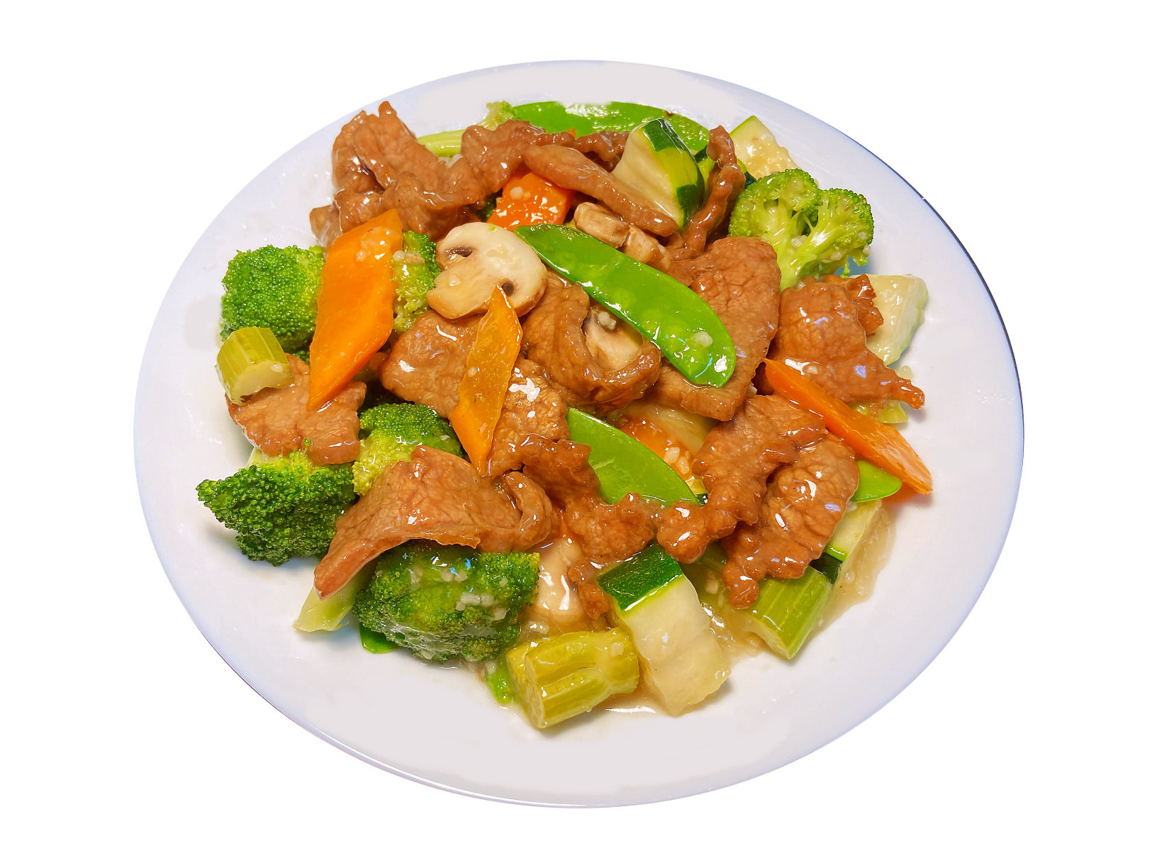 Order Beef with Mixed Vegetables food online from Orange & Chicken store, Des Plaines on bringmethat.com