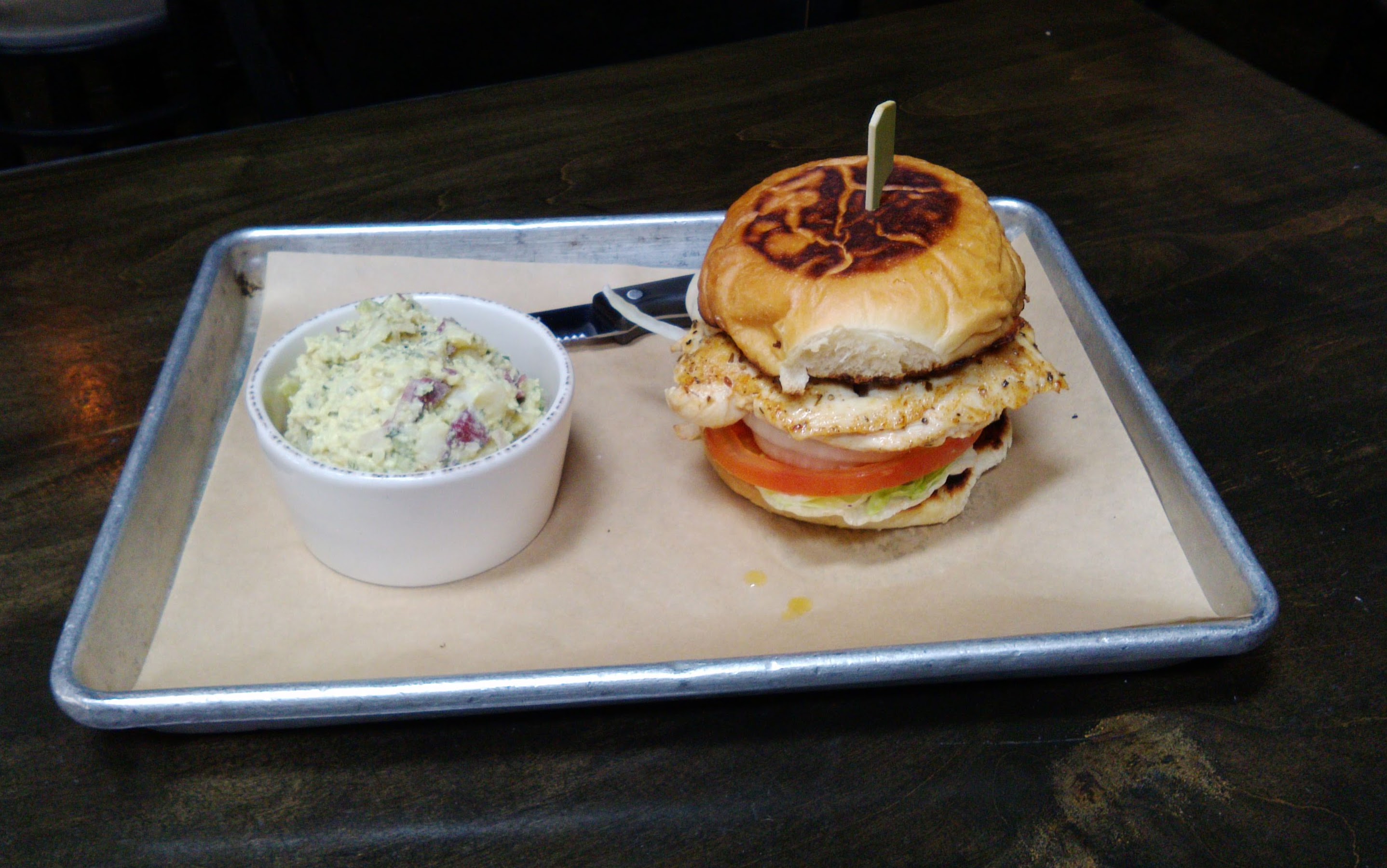 Order Cali Chicken Sandwich food online from Sd Taproom store, San Diego on bringmethat.com