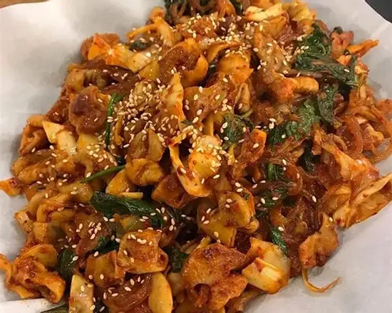 Order Gobchang Bokeum (Spicy Stir Fried Beef Intestine) food online from Koreana Restaurant store, Beaverton on bringmethat.com