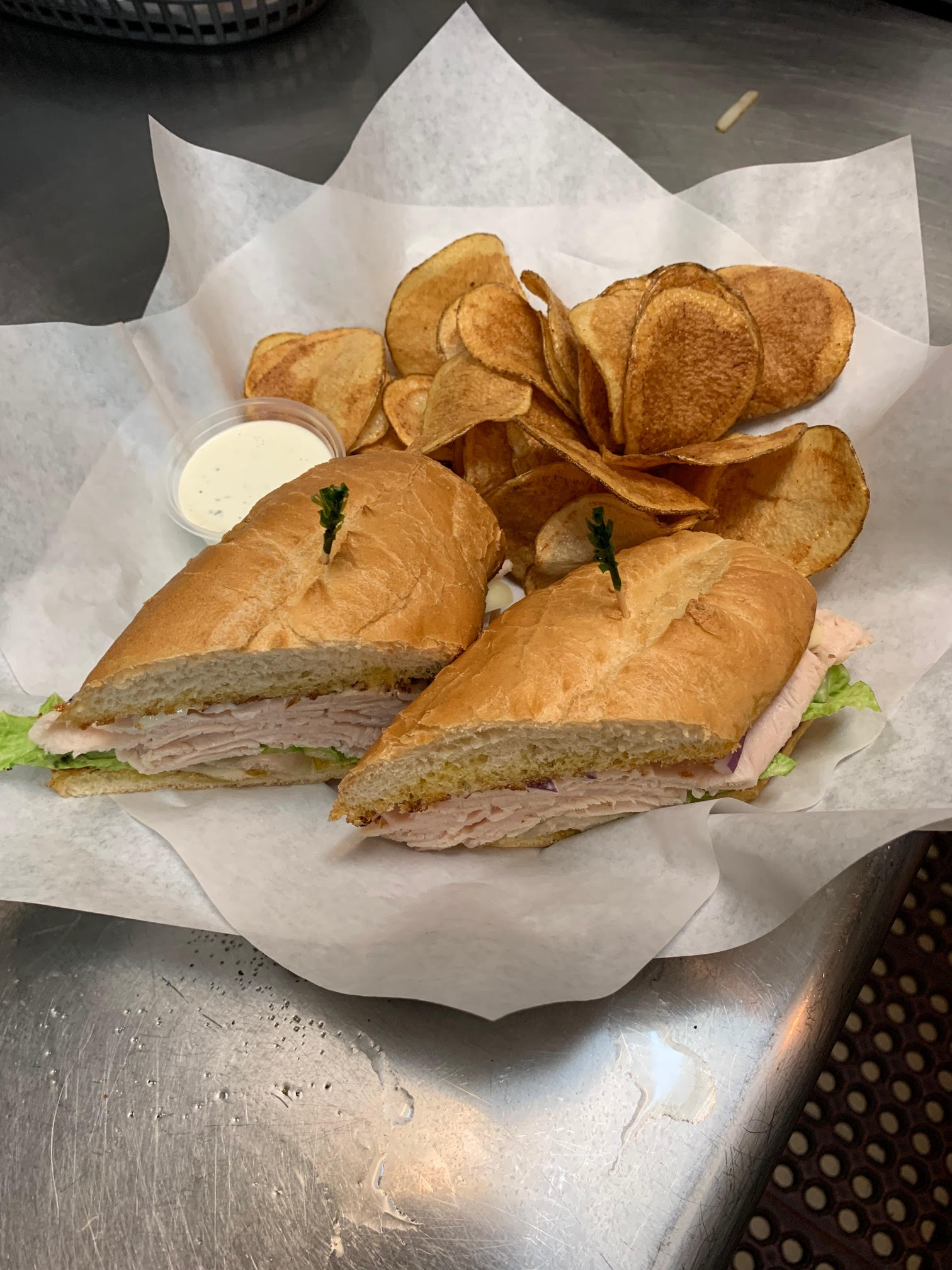 Order Turkey Sandwich food online from Chino Hills Brewing Co store, Chino Hills on bringmethat.com