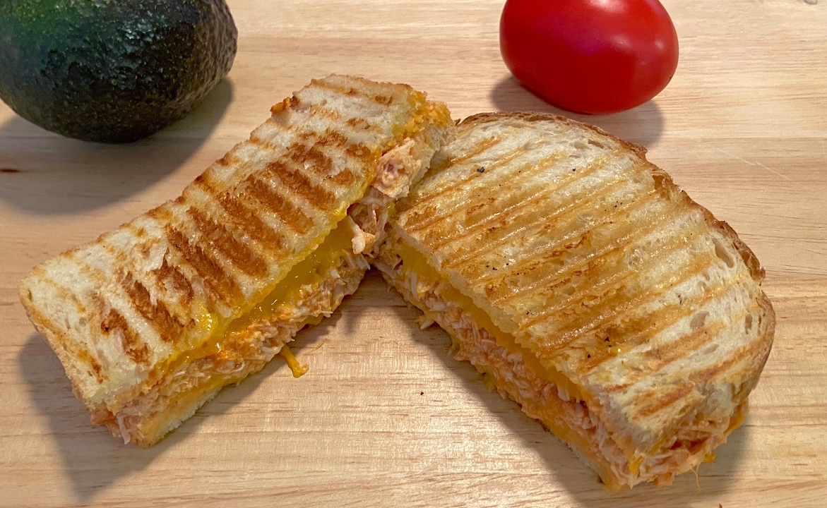 Order Buffalo Chicken Panini food online from Deli-icious store, San Diego on bringmethat.com