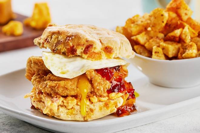 Order Deep South Biscuit Sandwich food online from Another Broken Egg store, West Chester on bringmethat.com