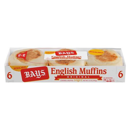 Order Bays Original English Muffin, Frozen food online from Everyday Needs By Gopuff store, Littleton on bringmethat.com