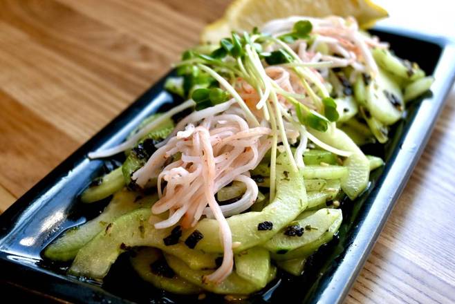 Order Cucumber Crab Salad food online from HiroNori Craft Ramen store, Orange on bringmethat.com